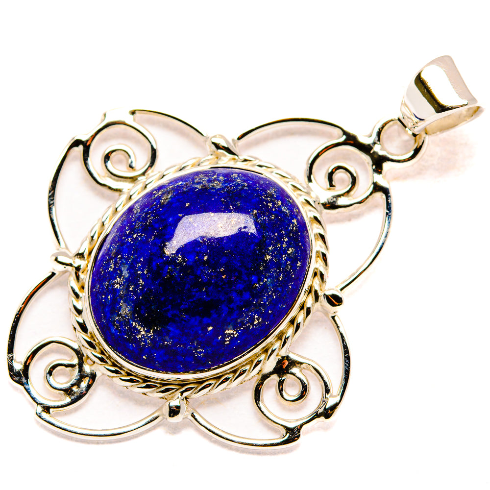 Lapis Lazuli Pendants handcrafted by Ana Silver Co - PD35111 - Photo 2