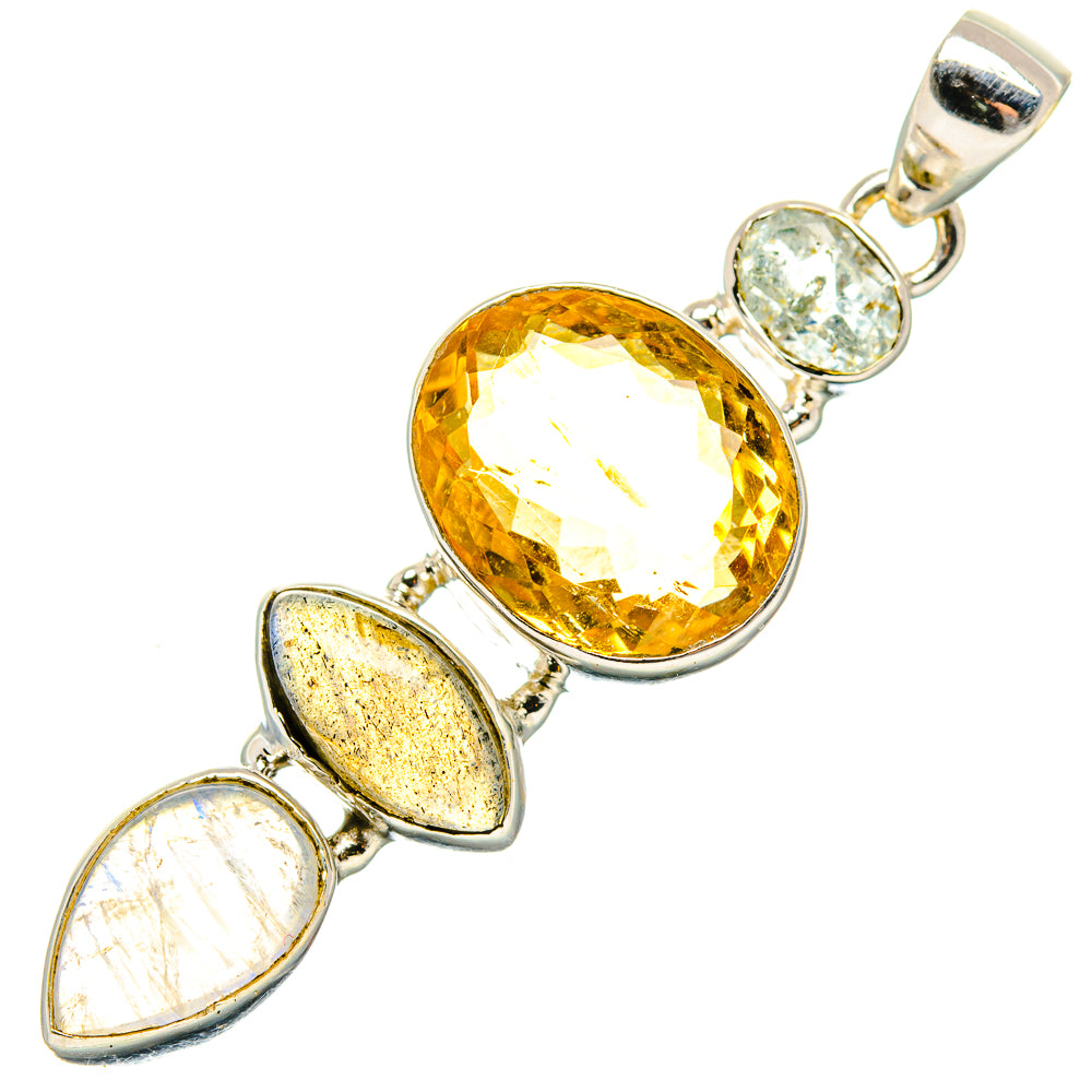 Citrine Pendants handcrafted by Ana Silver Co - PD35149 - Photo 2