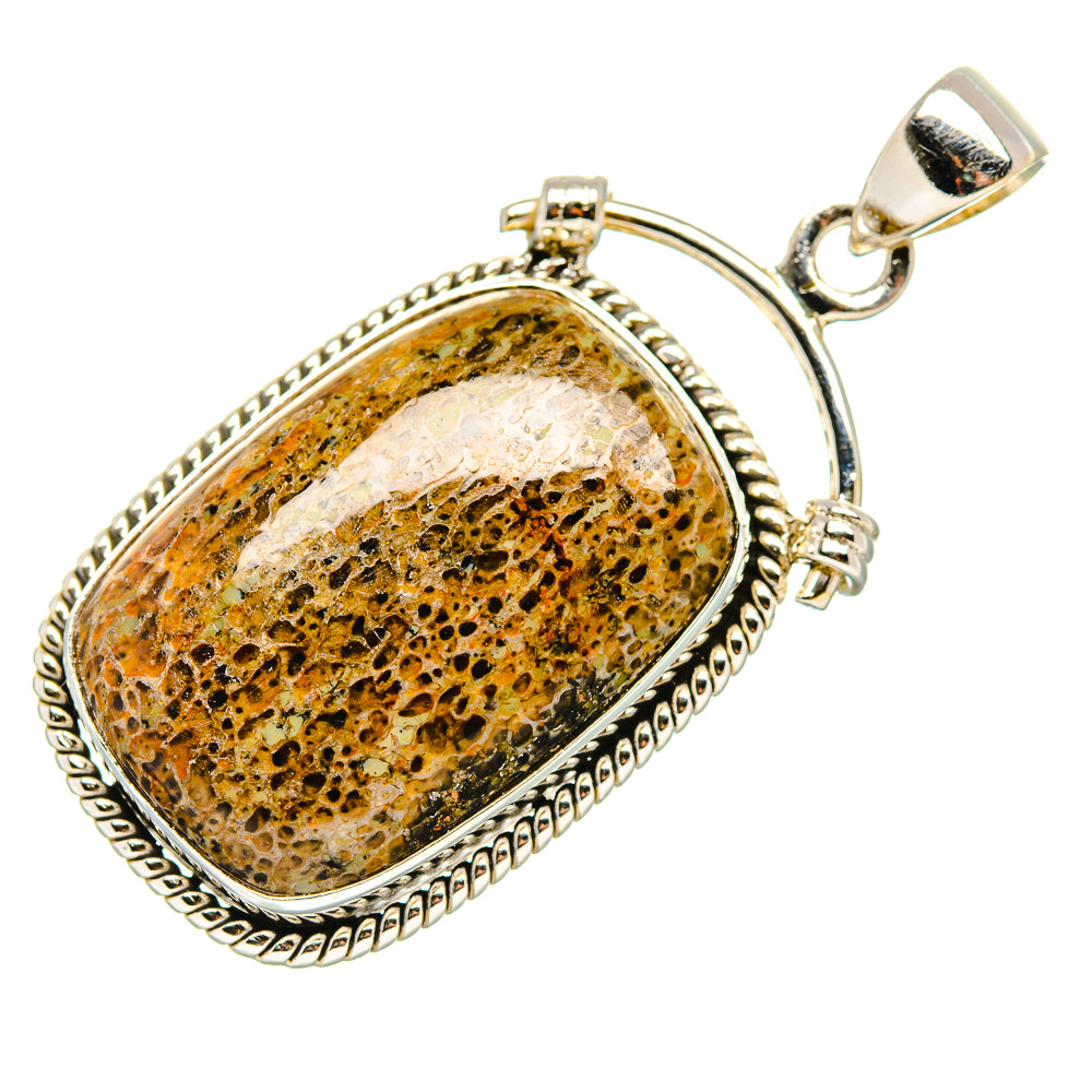 Dinosaur Bone Pendants handcrafted by Ana Silver Co - PD35170 - Photo 2