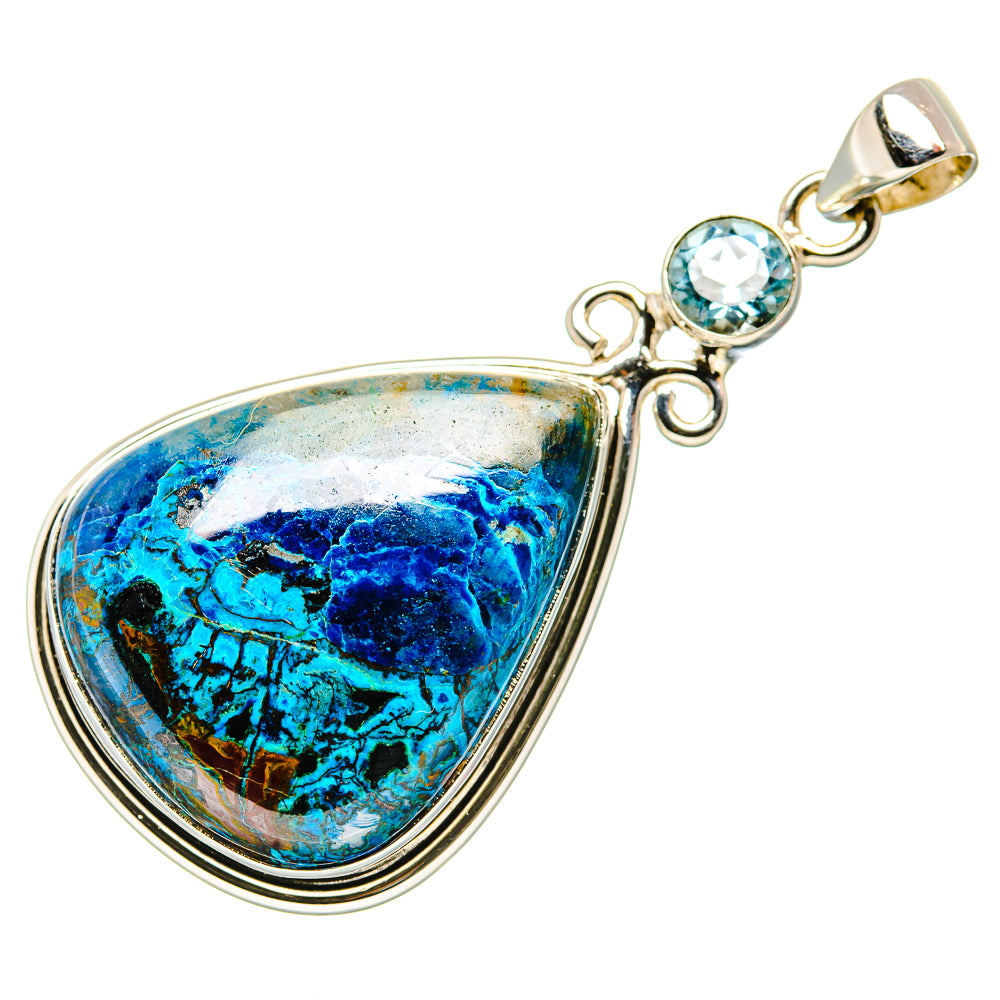 Shattuckite Pendants handcrafted by Ana Silver Co - PD35178 - Photo 2