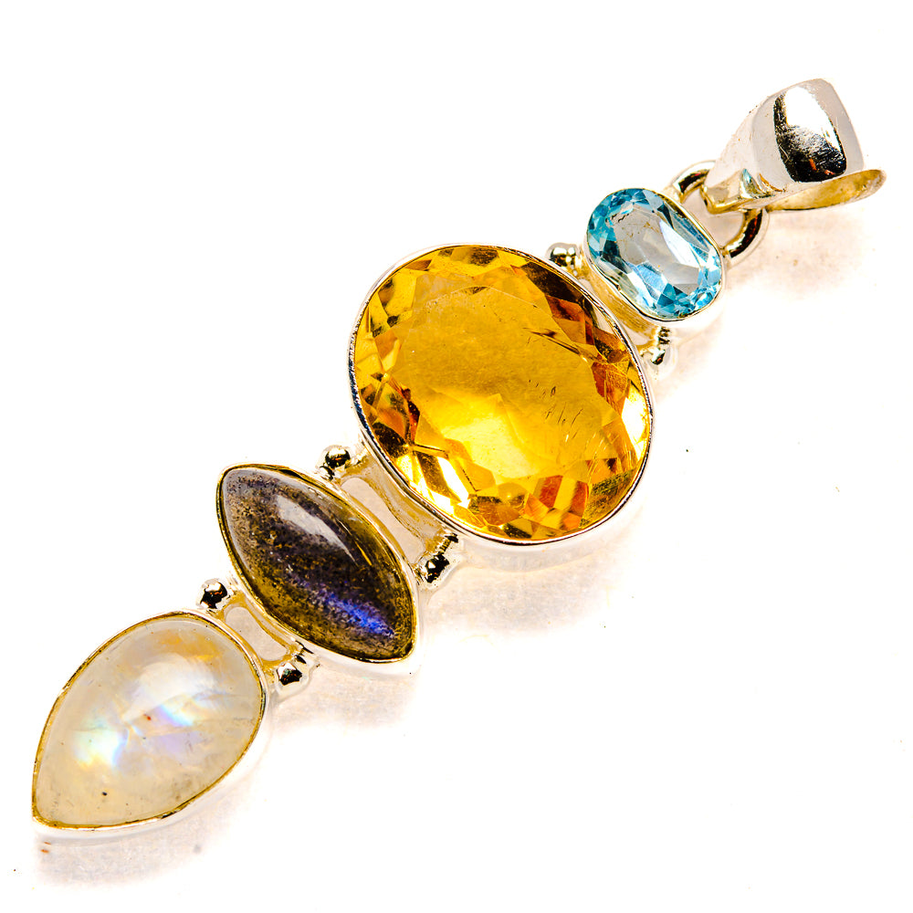 Citrine Pendants handcrafted by Ana Silver Co - PD35205 - Photo 2