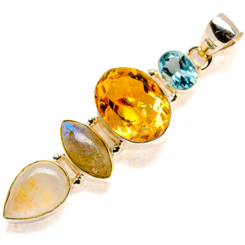 Citrine Pendants handcrafted by Ana Silver Co - PD35207 - Photo 2