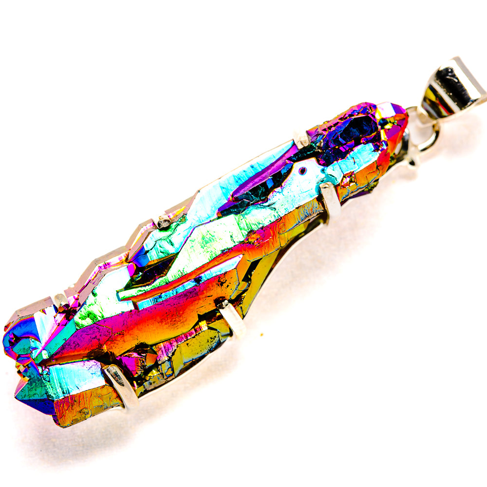 Titanium Sunshine Druzy Pendants handcrafted by Ana Silver Co - PD35260 - Photo 2