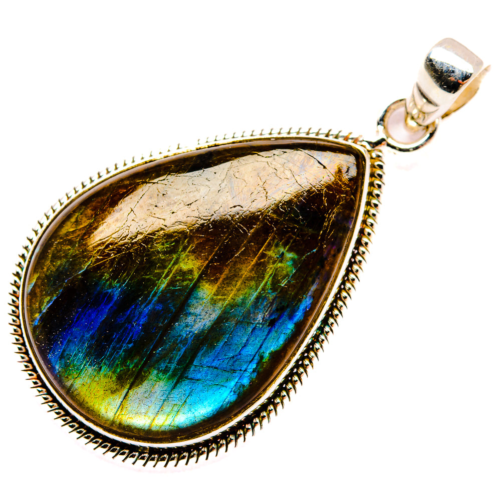 Labradorite Pendants handcrafted by Ana Silver Co - PD35318 - Photo 2