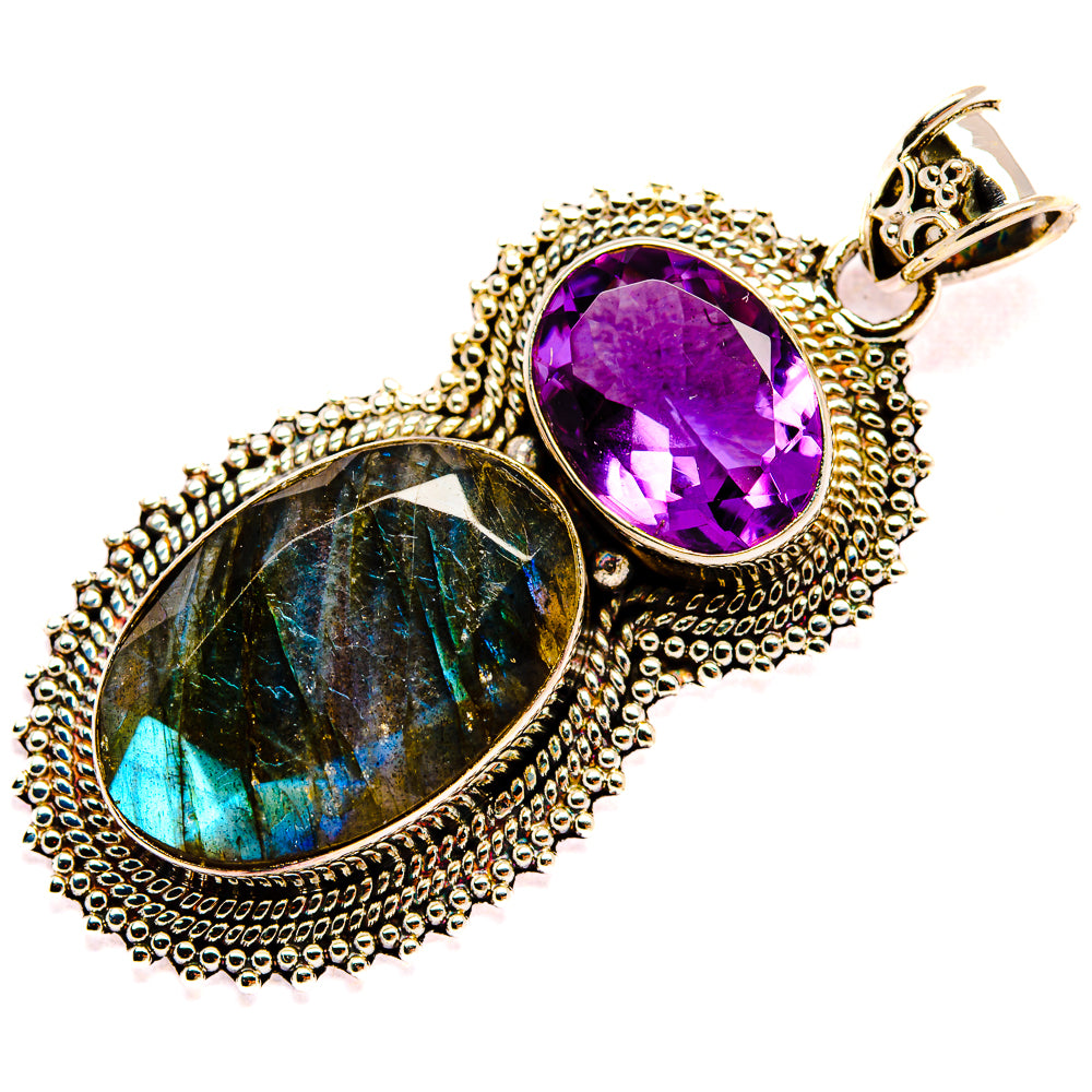 Labradorite Pendants handcrafted by Ana Silver Co - PD35319 - Photo 2