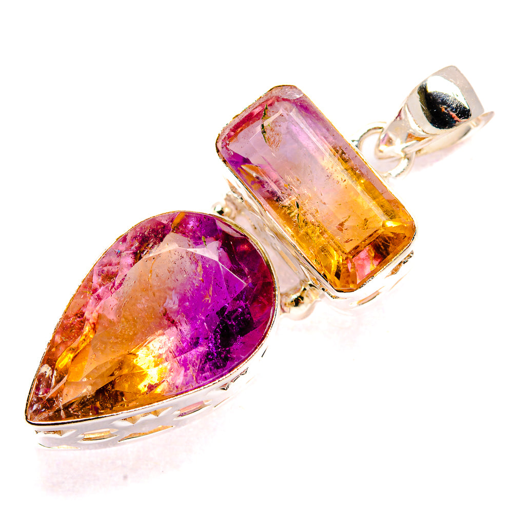 Ametrine Pendants handcrafted by Ana Silver Co - PD35327 - Photo 2