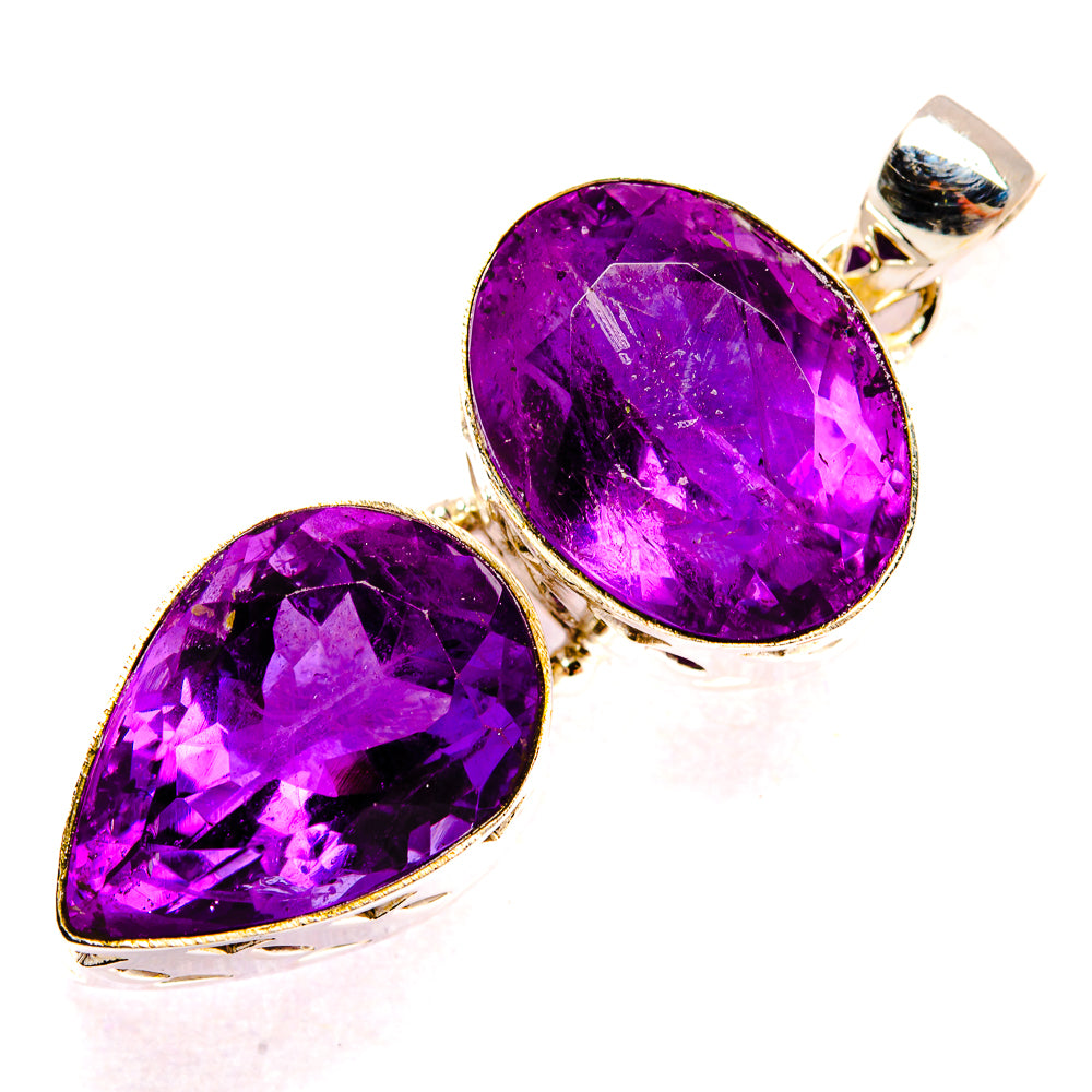 Amethyst Pendants handcrafted by Ana Silver Co - PD35328 - Photo 2
