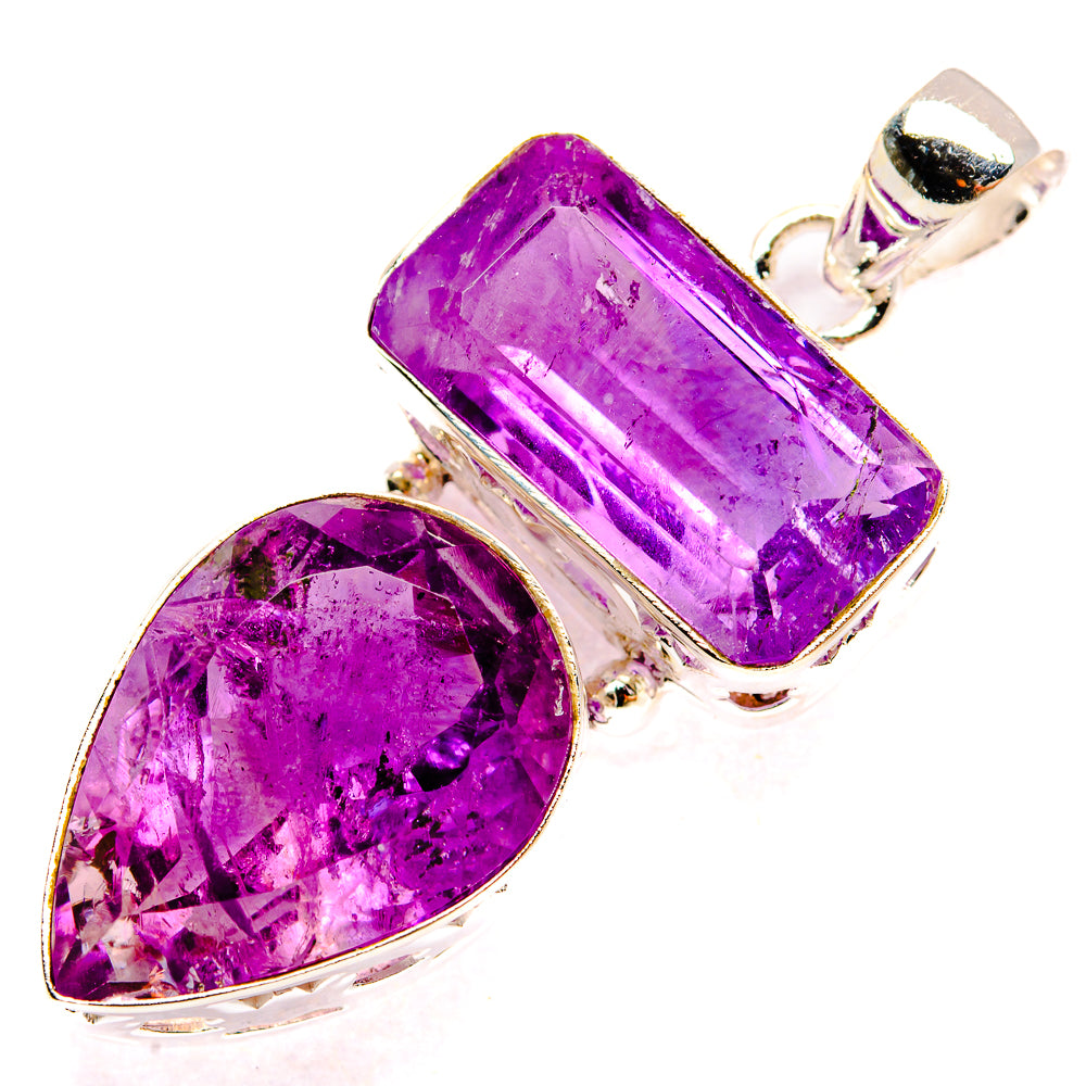 Amethyst Pendants handcrafted by Ana Silver Co - PD35333 - Photo 2