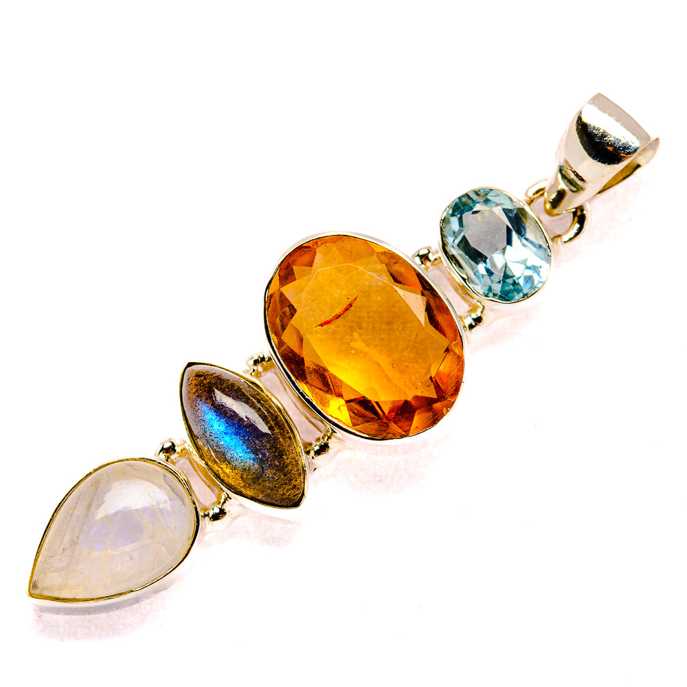 Citrine Pendants handcrafted by Ana Silver Co - PD35340 - Photo 2