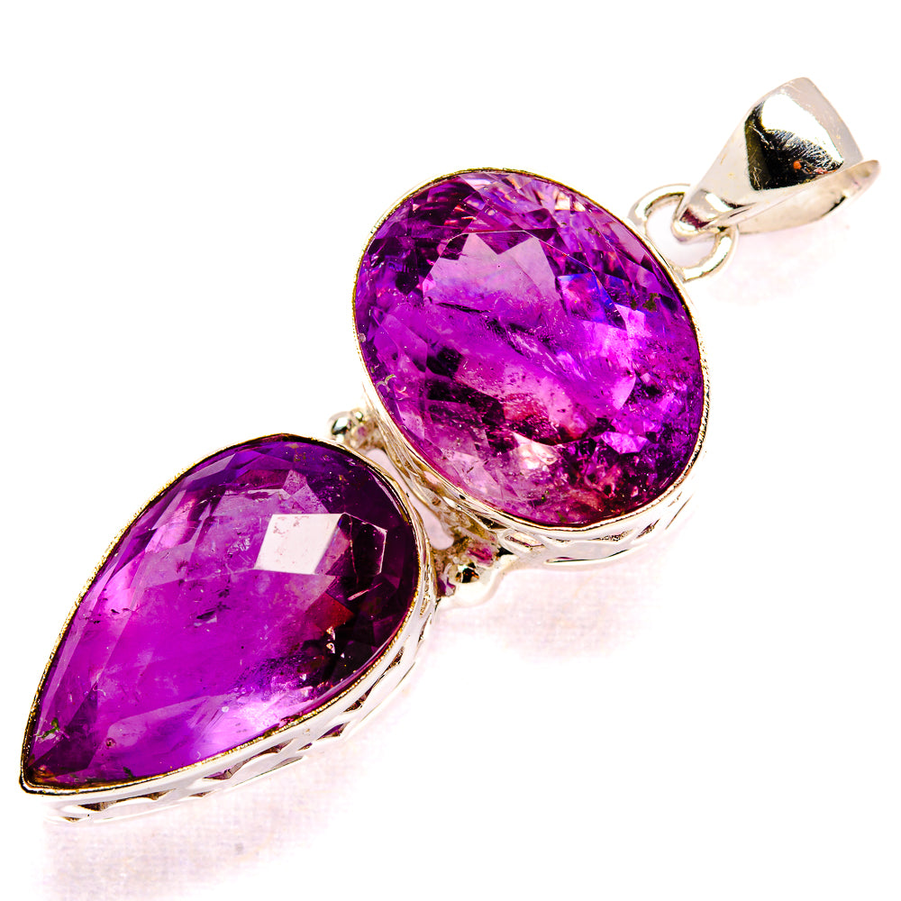 Amethyst Pendants handcrafted by Ana Silver Co - PD35346 - Photo 2