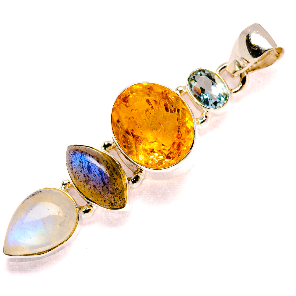 Citrine Pendants handcrafted by Ana Silver Co - PD35349 - Photo 2