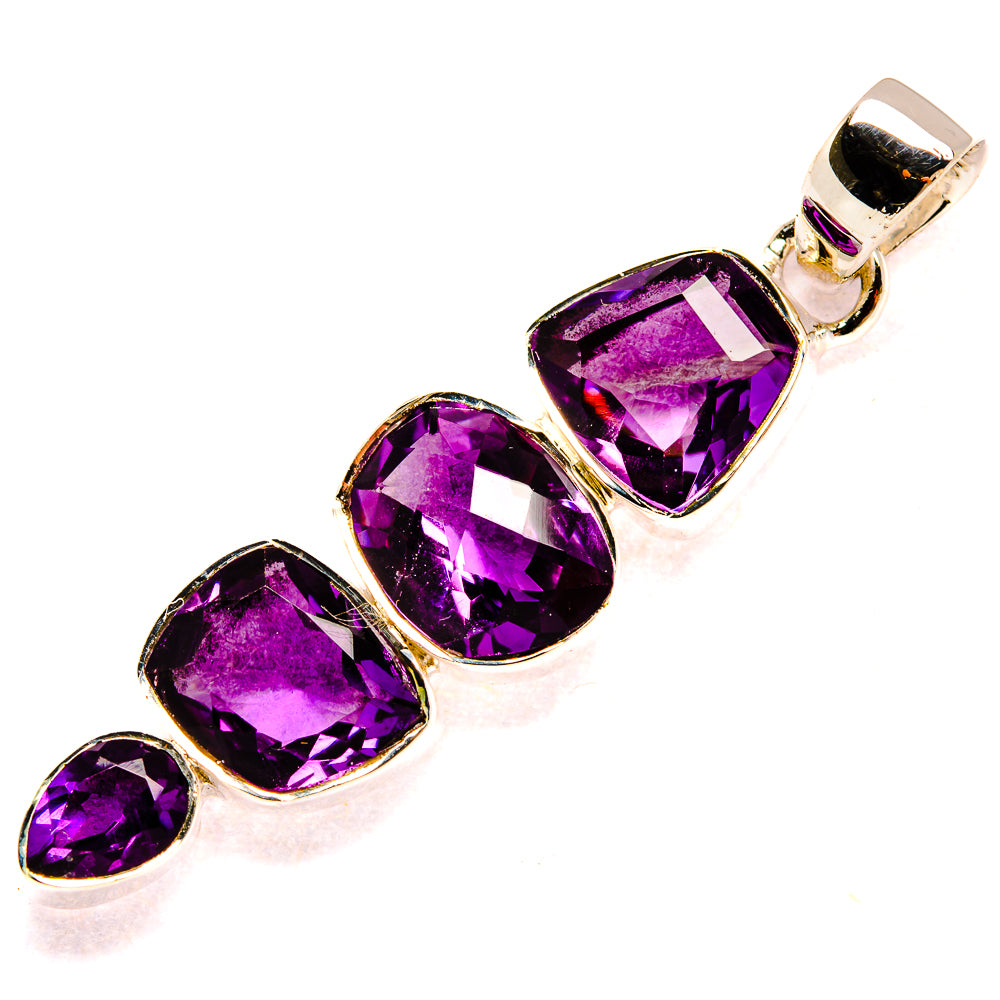 Amethyst Pendants handcrafted by Ana Silver Co - PD35412 - Photo 2