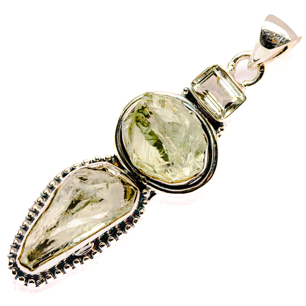 Green Amethyst Pendants handcrafted by Ana Silver Co - PD35459 - Photo 2