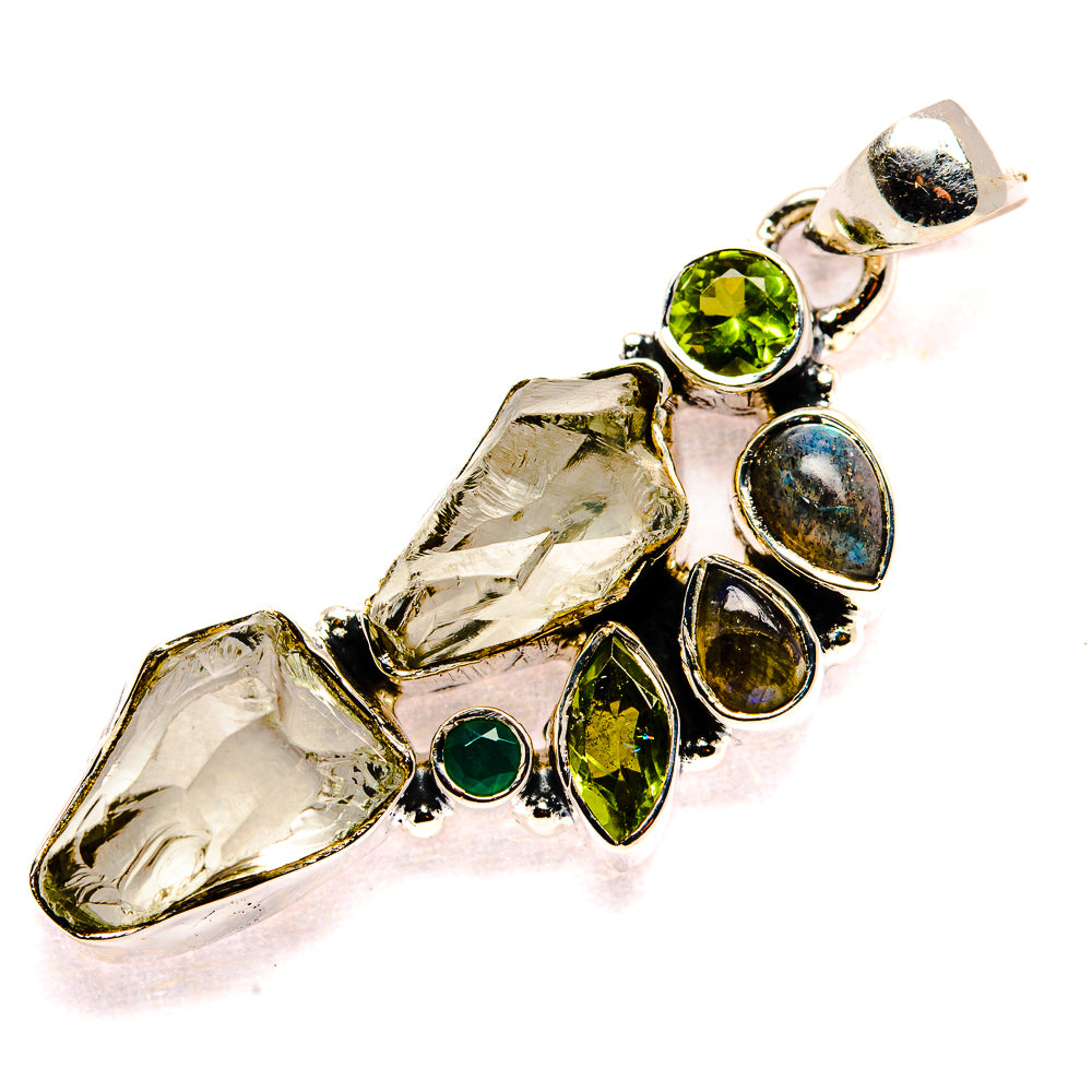 Aquamarine Pendants handcrafted by Ana Silver Co - PD35477 - Photo 2
