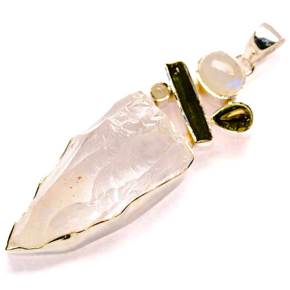 White Quartz Pendants handcrafted by Ana Silver Co - PD35513 - Photo 2