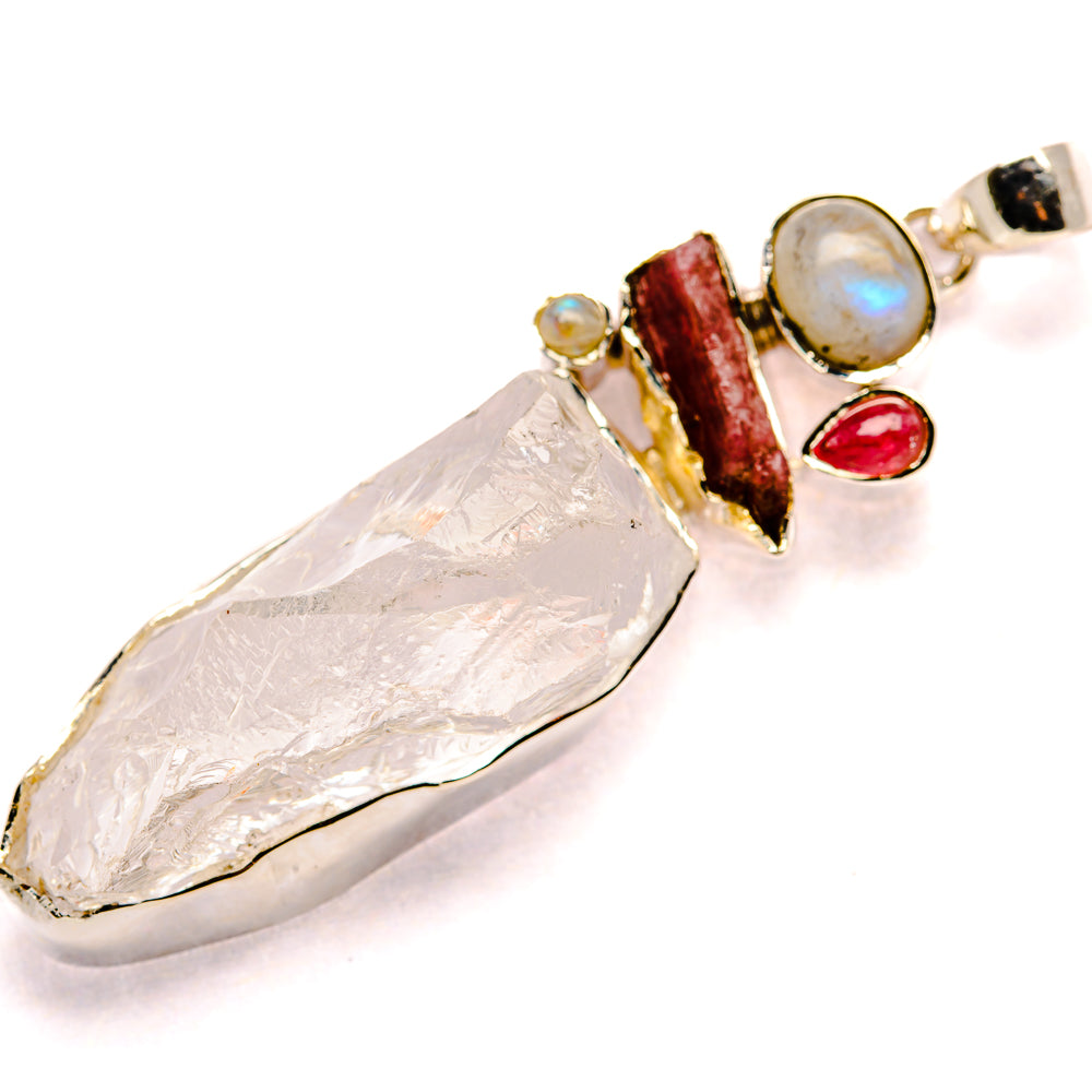 White Quartz Pendants handcrafted by Ana Silver Co - PD35514 - Photo 2