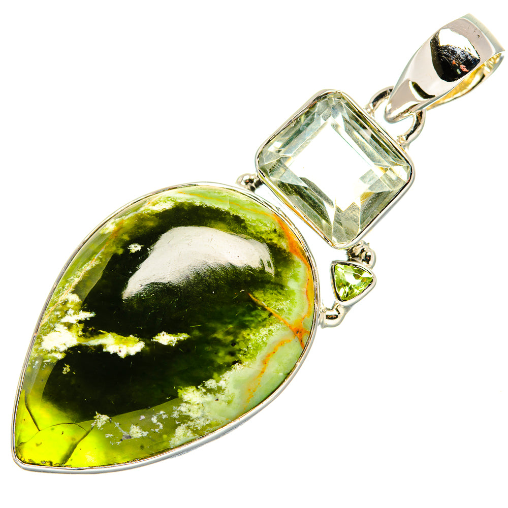 Rainforest Opal Pendants handcrafted by Ana Silver Co - PD35552 - Photo 2