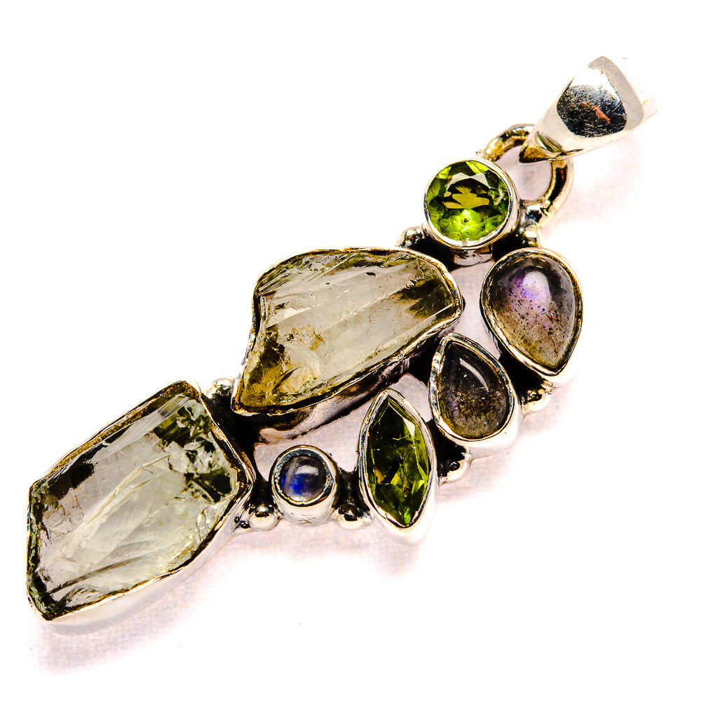 Green Amethyst Pendants handcrafted by Ana Silver Co - PD35582 - Photo 2