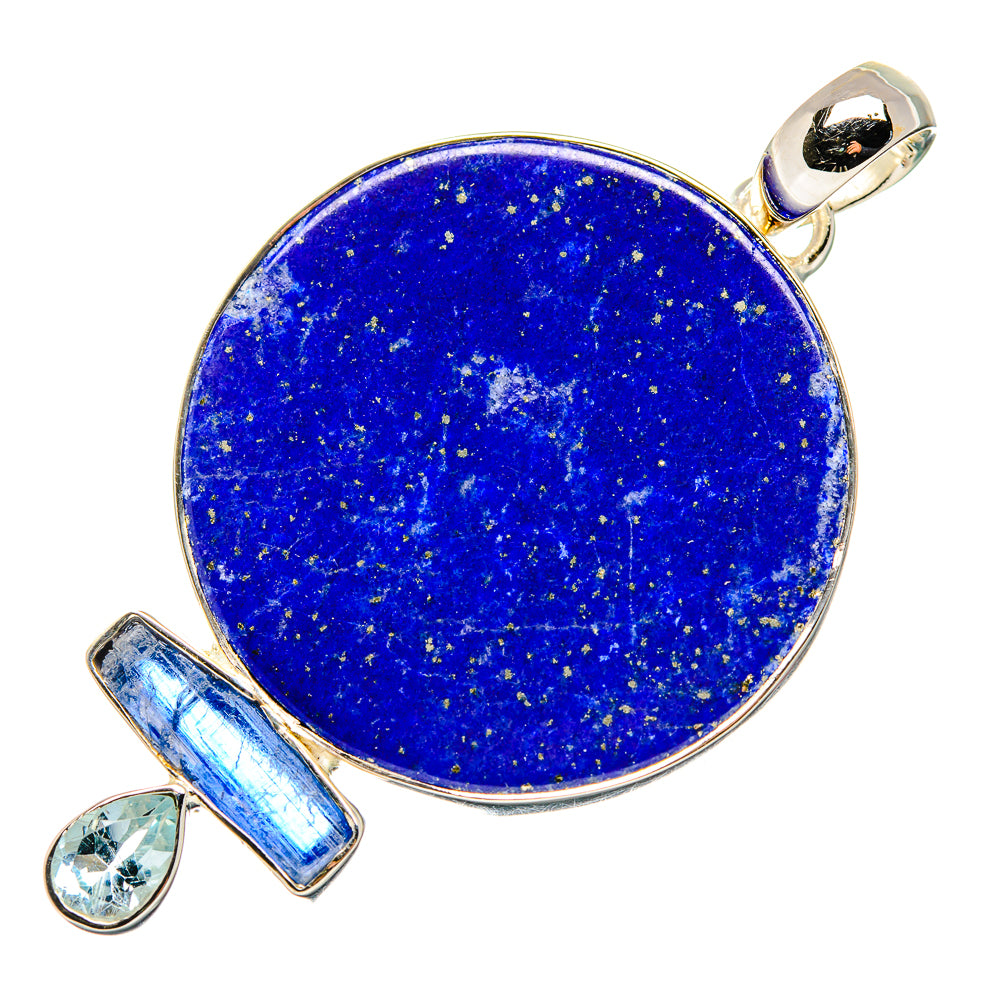 Lapis Lazuli Pendants handcrafted by Ana Silver Co - PD35607 - Photo 2