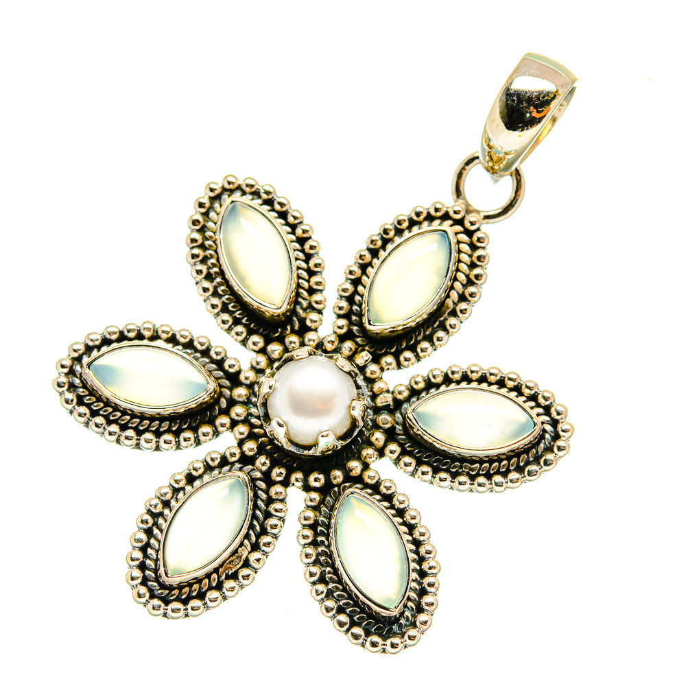 Aqua Chalcedony Pendants handcrafted by Ana Silver Co - PD3561