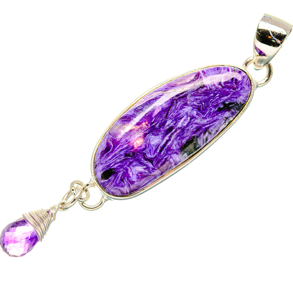 Charoite Pendants handcrafted by Ana Silver Co - PD35623 - Photo 2