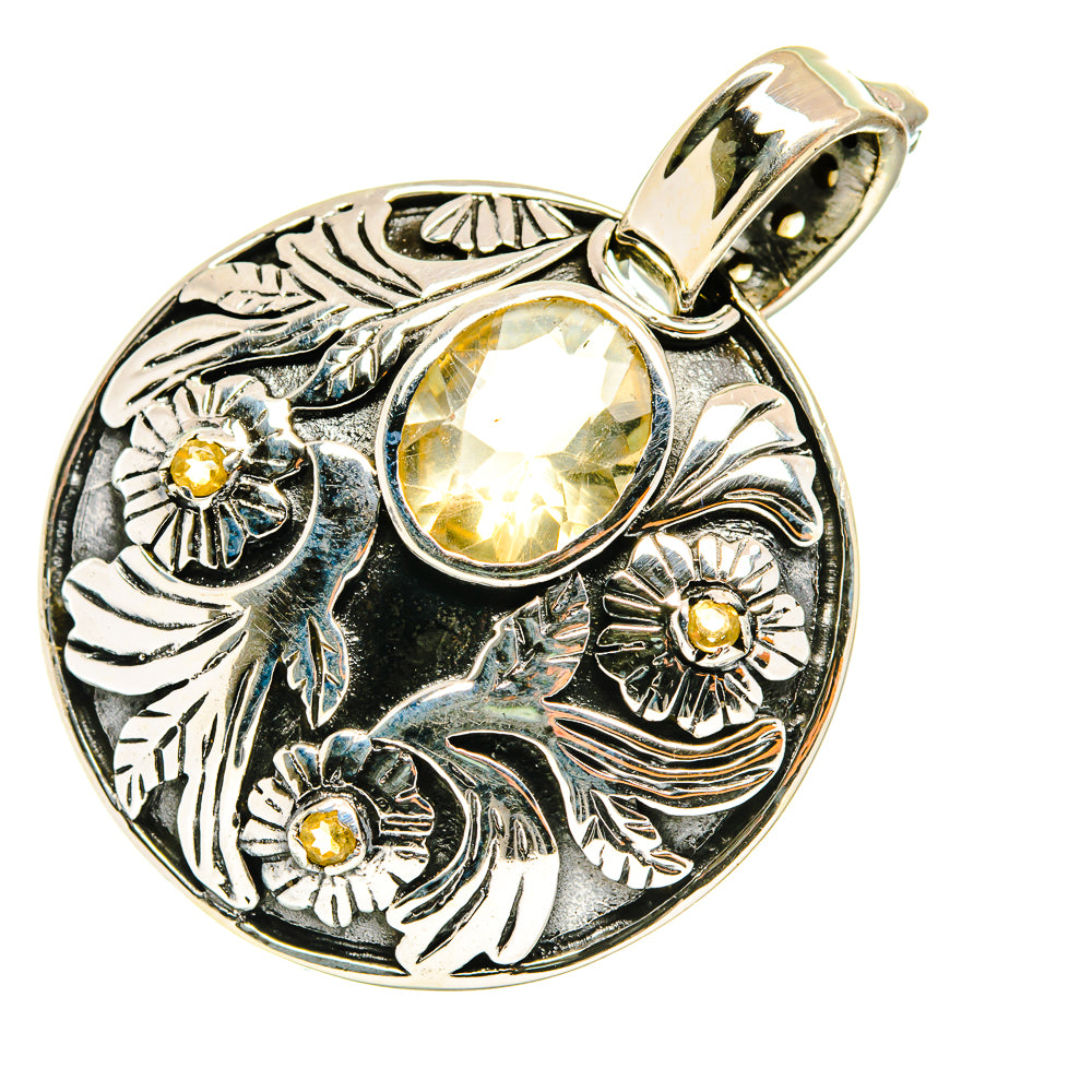 Citrine Pendants handcrafted by Ana Silver Co - PD3568