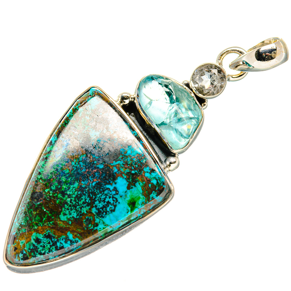 Shattuckite Pendants handcrafted by Ana Silver Co - PD35731 - Photo 2