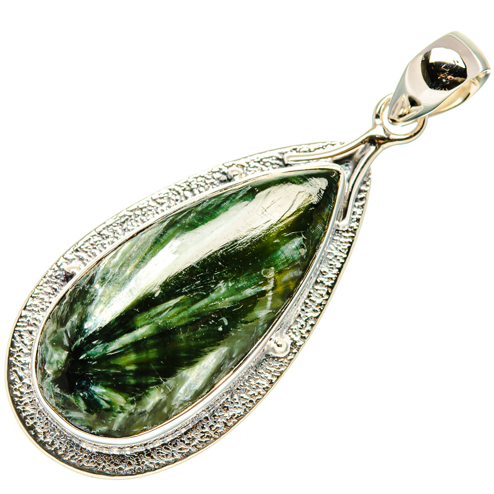 Seraphinite Pendants handcrafted by Ana Silver Co - PD35732 - Photo 2