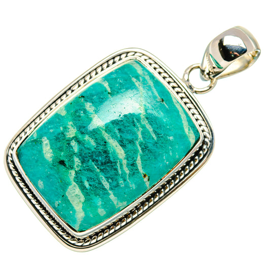 Amazonite Pendants handcrafted by Ana Silver Co - PD35746 - Photo 2