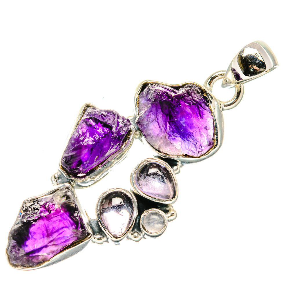 Amethyst Pendants handcrafted by Ana Silver Co - PD35751 - Photo 2