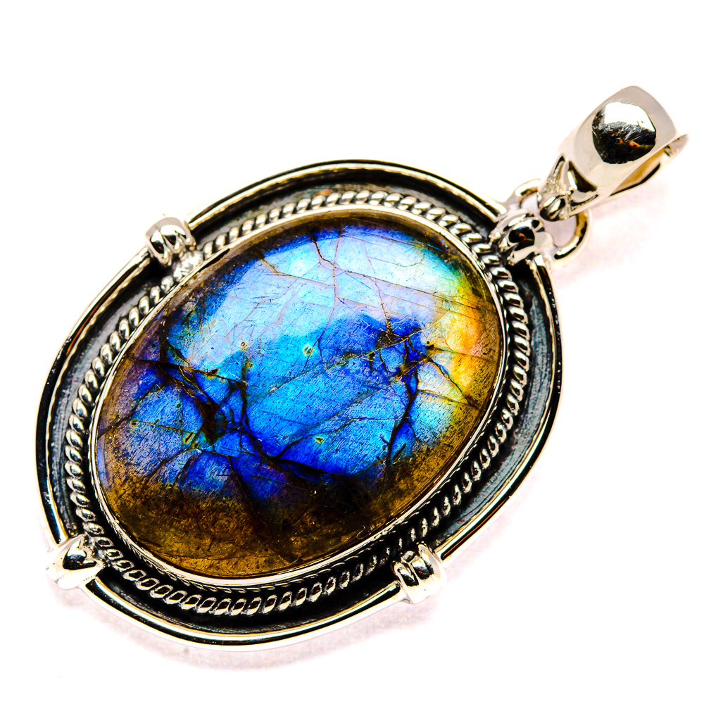 Labradorite Pendants handcrafted by Ana Silver Co - PD35761 - Photo 2