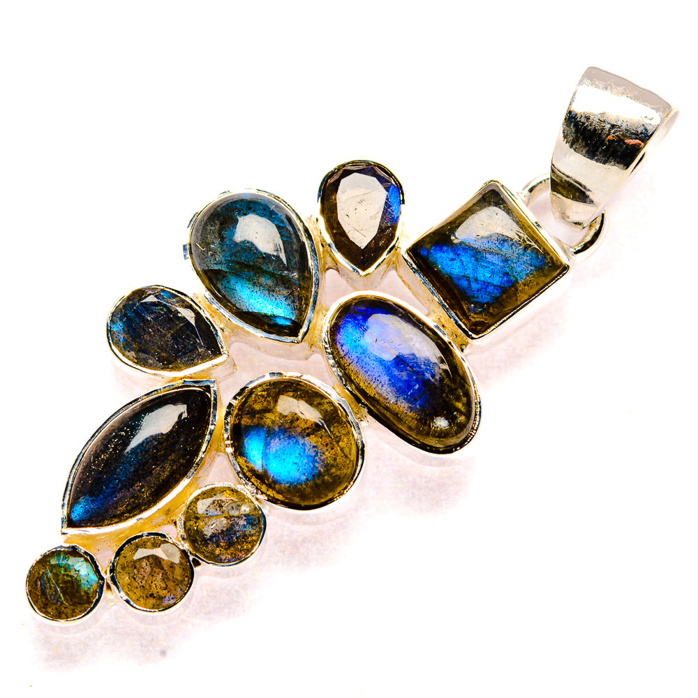 Labradorite Pendants handcrafted by Ana Silver Co - PD35769 - Photo 2