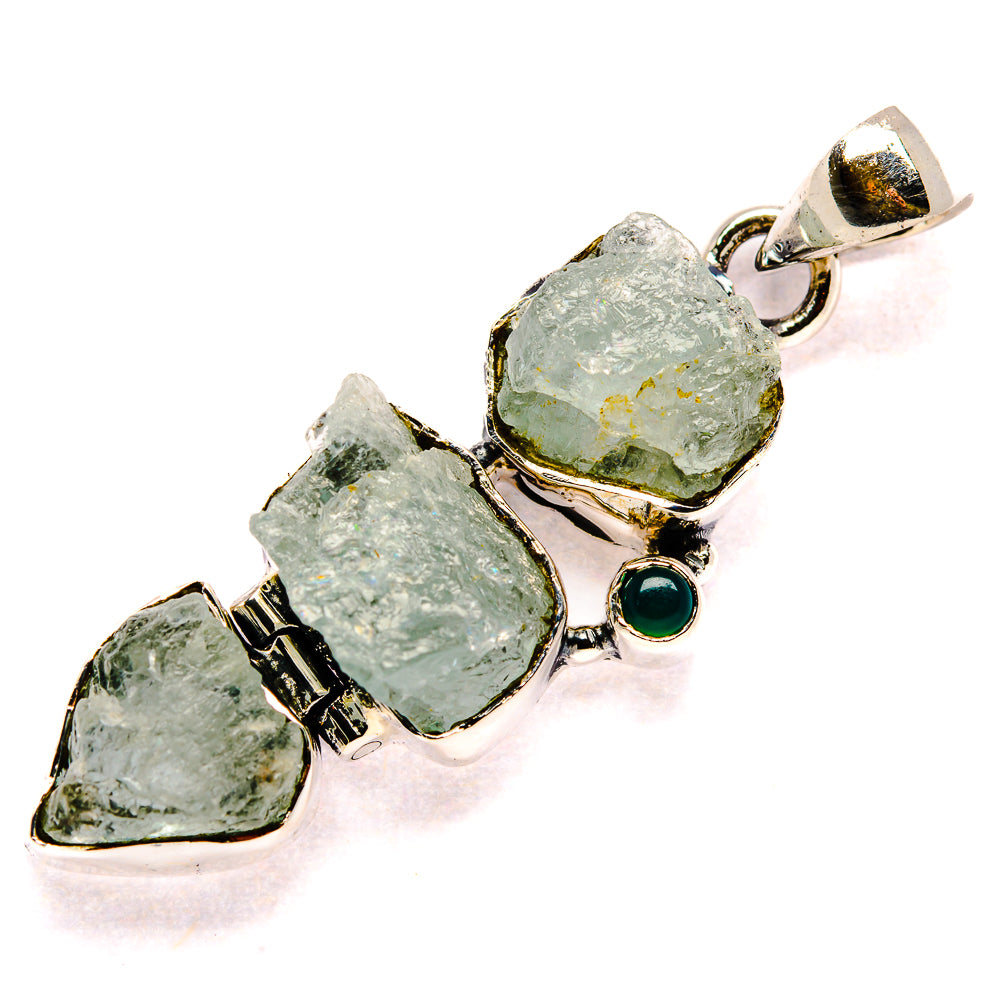 Aquamarine Pendants handcrafted by Ana Silver Co - PD35787 - Photo 2