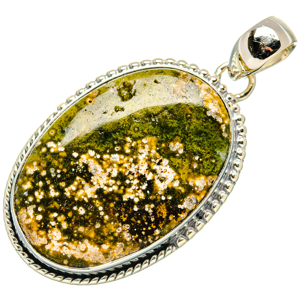 Ocean Jasper Pendants handcrafted by Ana Silver Co - PD35827 - Photo 2