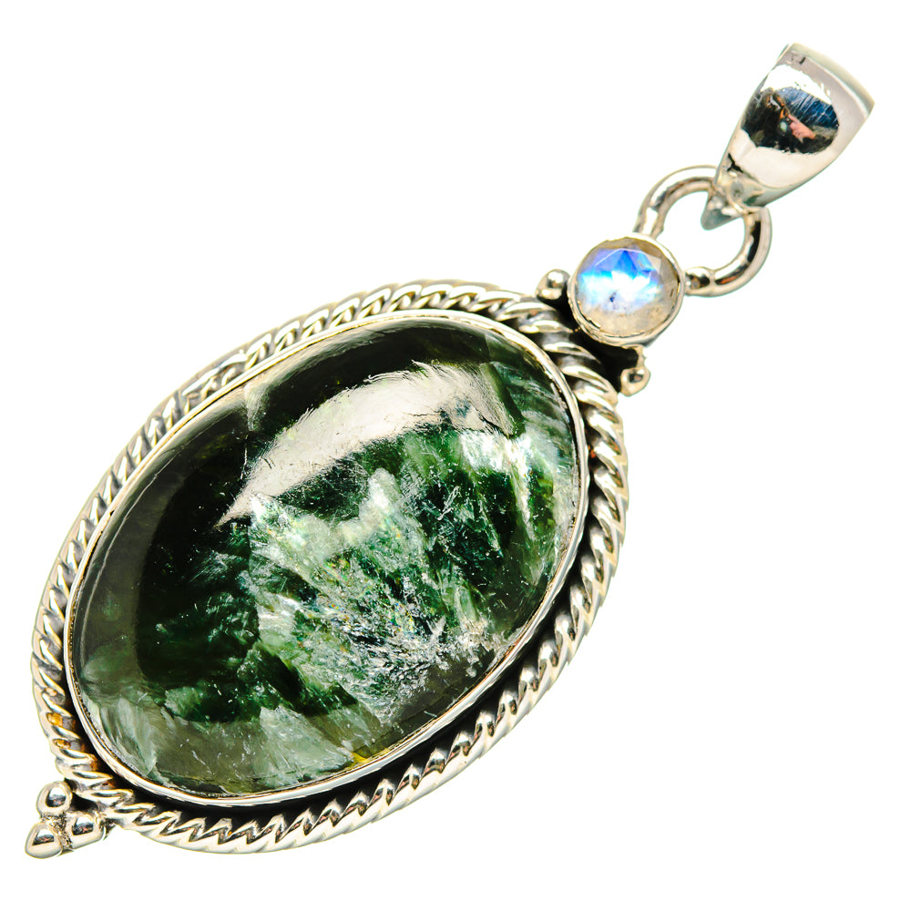 Seraphinite Pendants handcrafted by Ana Silver Co - PD35836 - Photo 2