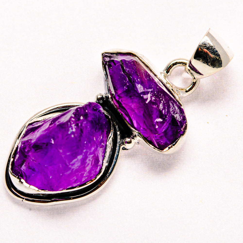 Amethyst Pendants handcrafted by Ana Silver Co - PD35873 - Photo 2