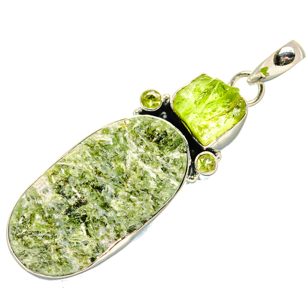 Green Fuchsite Pendants handcrafted by Ana Silver Co - PD35934 - Photo 2