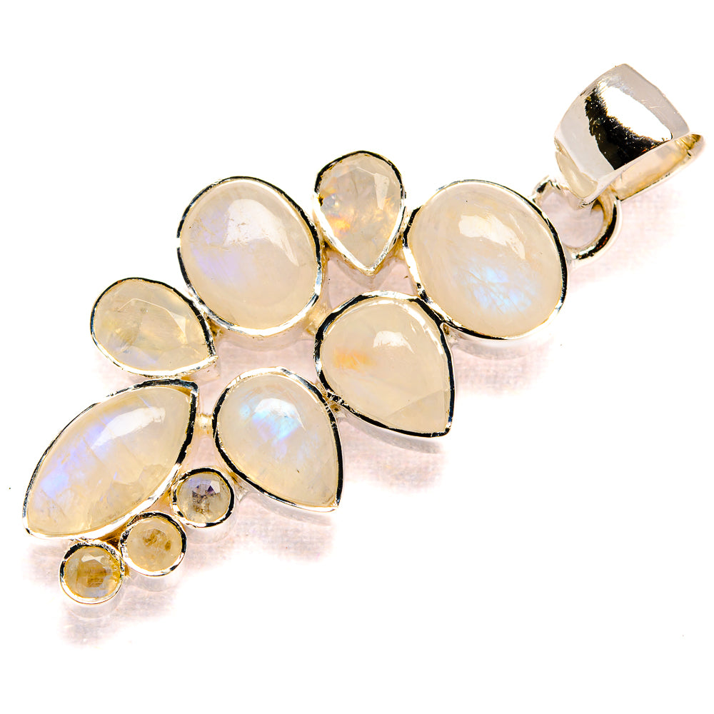 Rainbow Moonstone Pendants handcrafted by Ana Silver Co - PD35949 - Photo 2