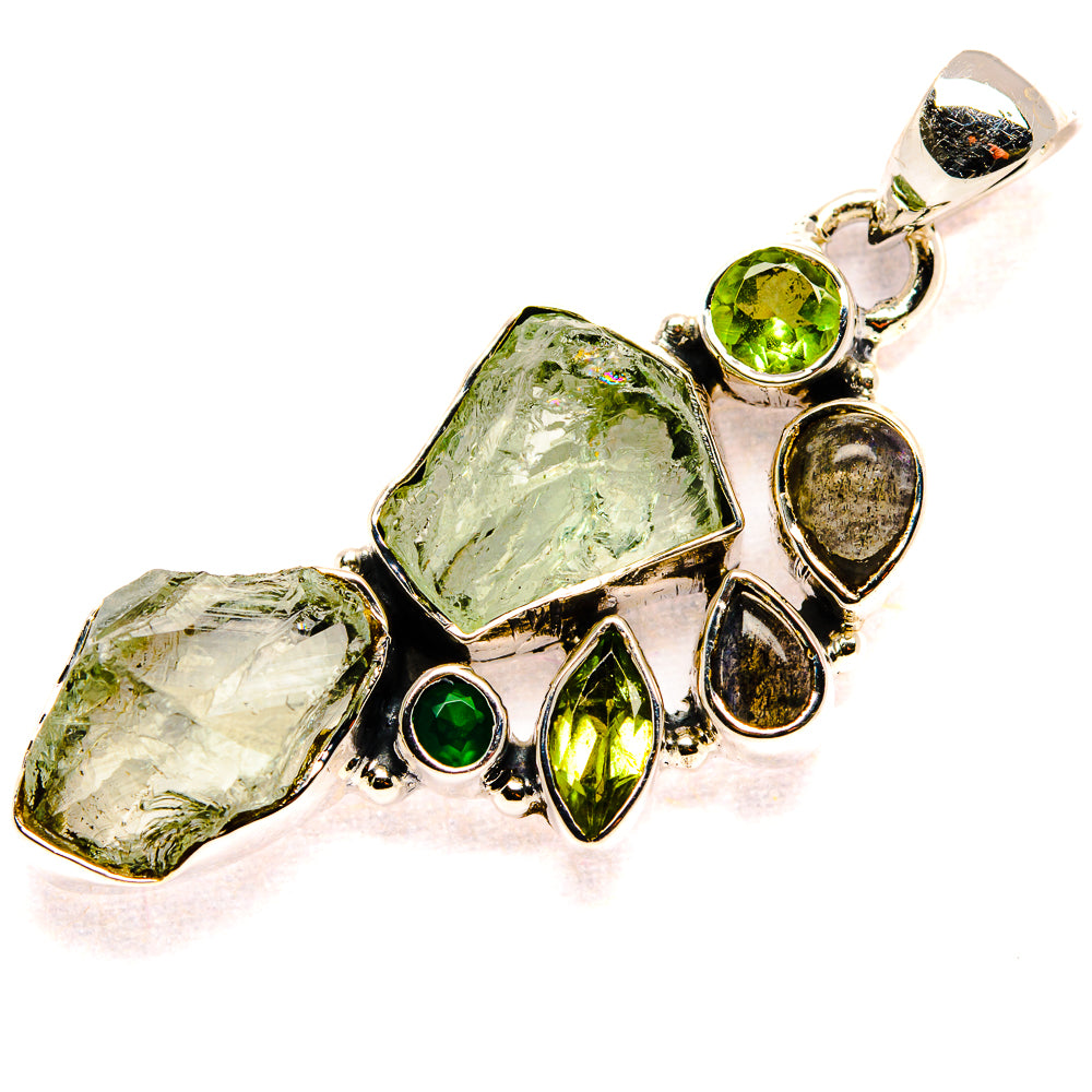 Aquamarine Pendants handcrafted by Ana Silver Co - PD35974 - Photo 2