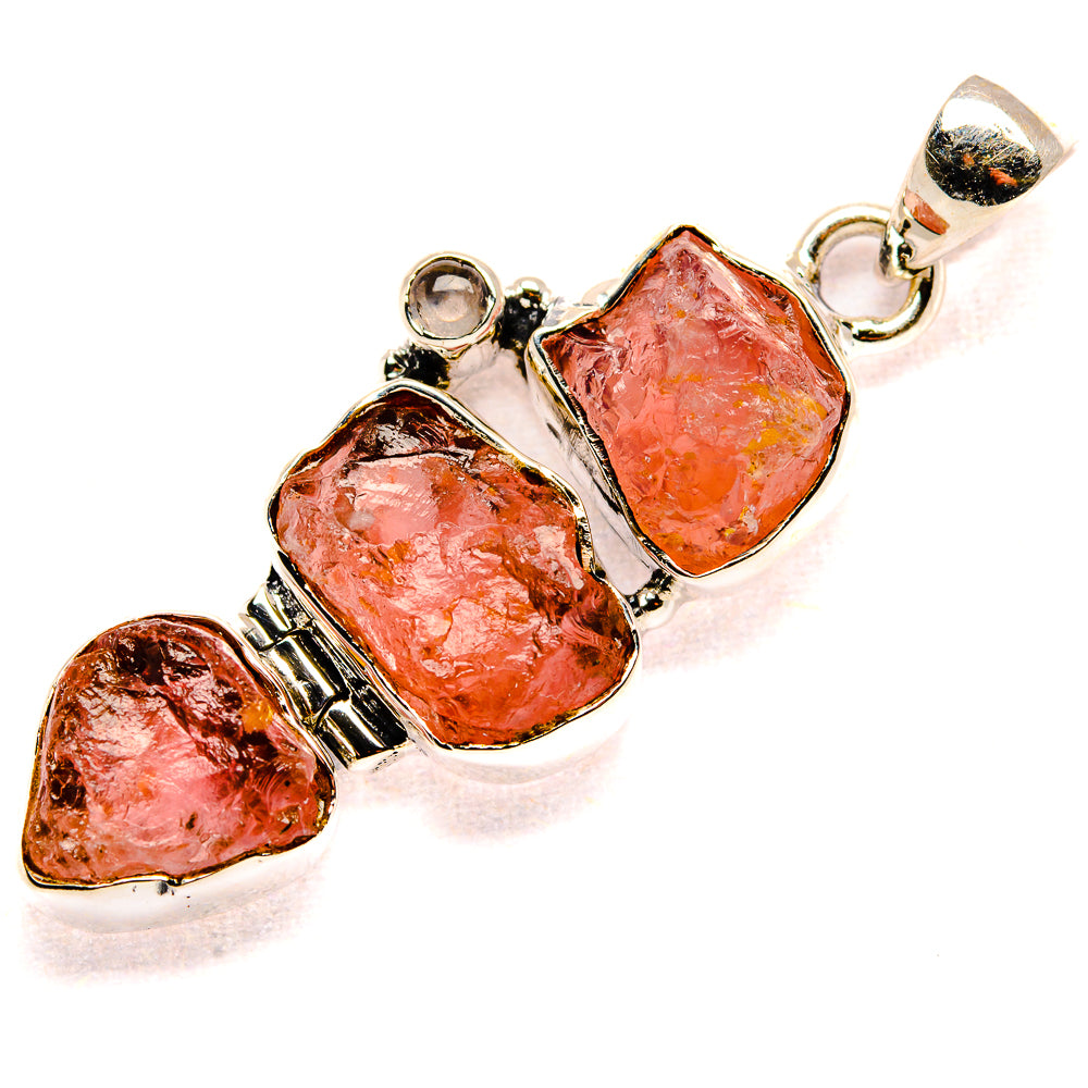 Rose Quartz Pendants handcrafted by Ana Silver Co - PD35979 - Photo 2