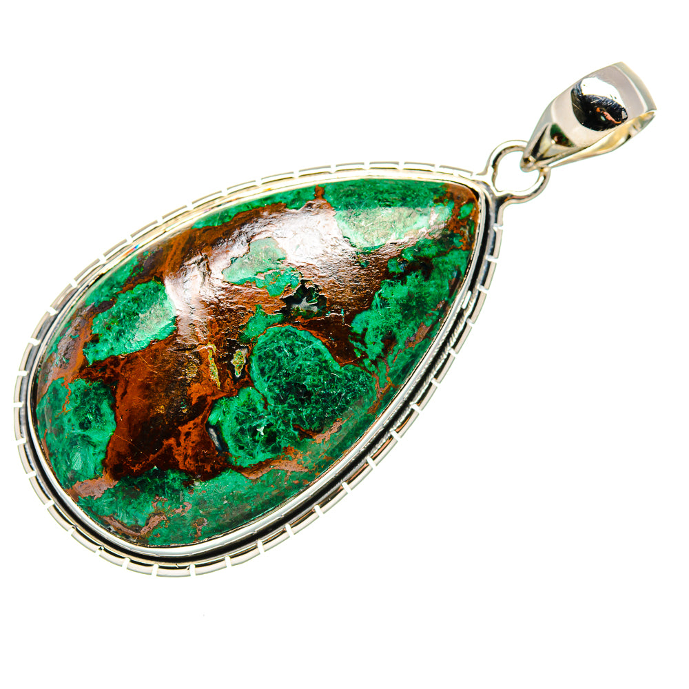 Malachite Pendants handcrafted by Ana Silver Co - PD36001 - Photo 2