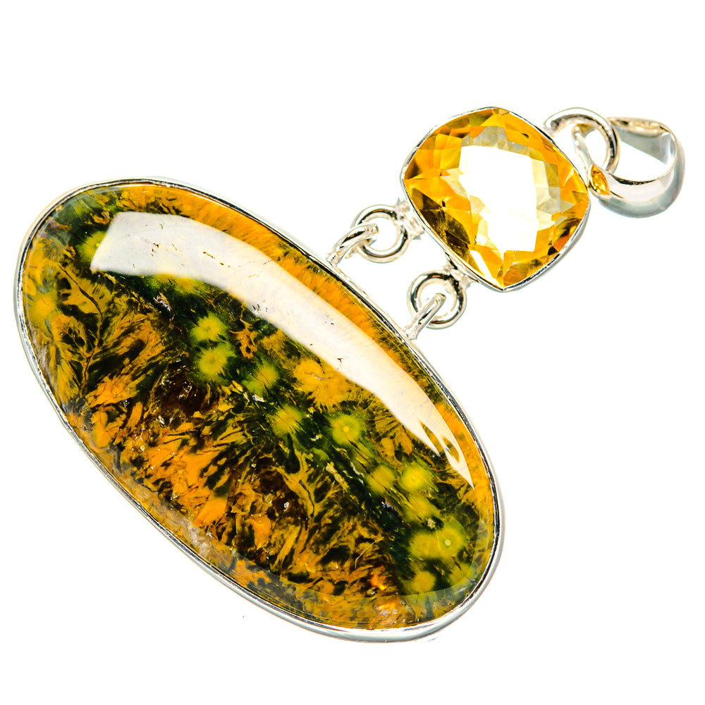 Ocean Jasper Pendants handcrafted by Ana Silver Co - PD36035 - Photo 2