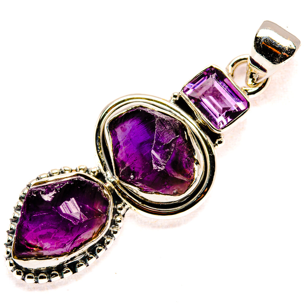 Amethyst Pendants handcrafted by Ana Silver Co - PD36107 - Photo 2