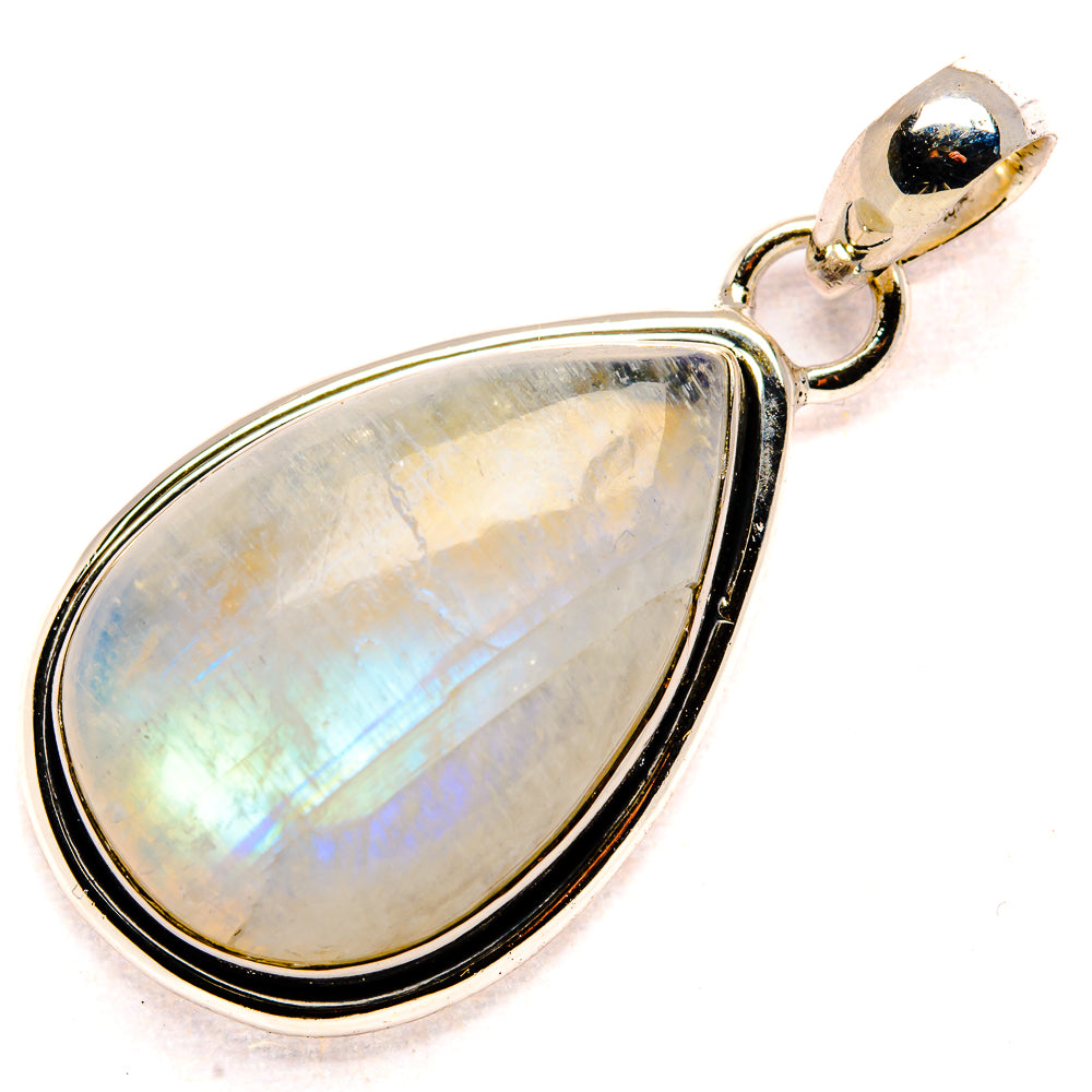 Rainbow Moonstone Pendants handcrafted by Ana Silver Co - PD36133 - Photo 2