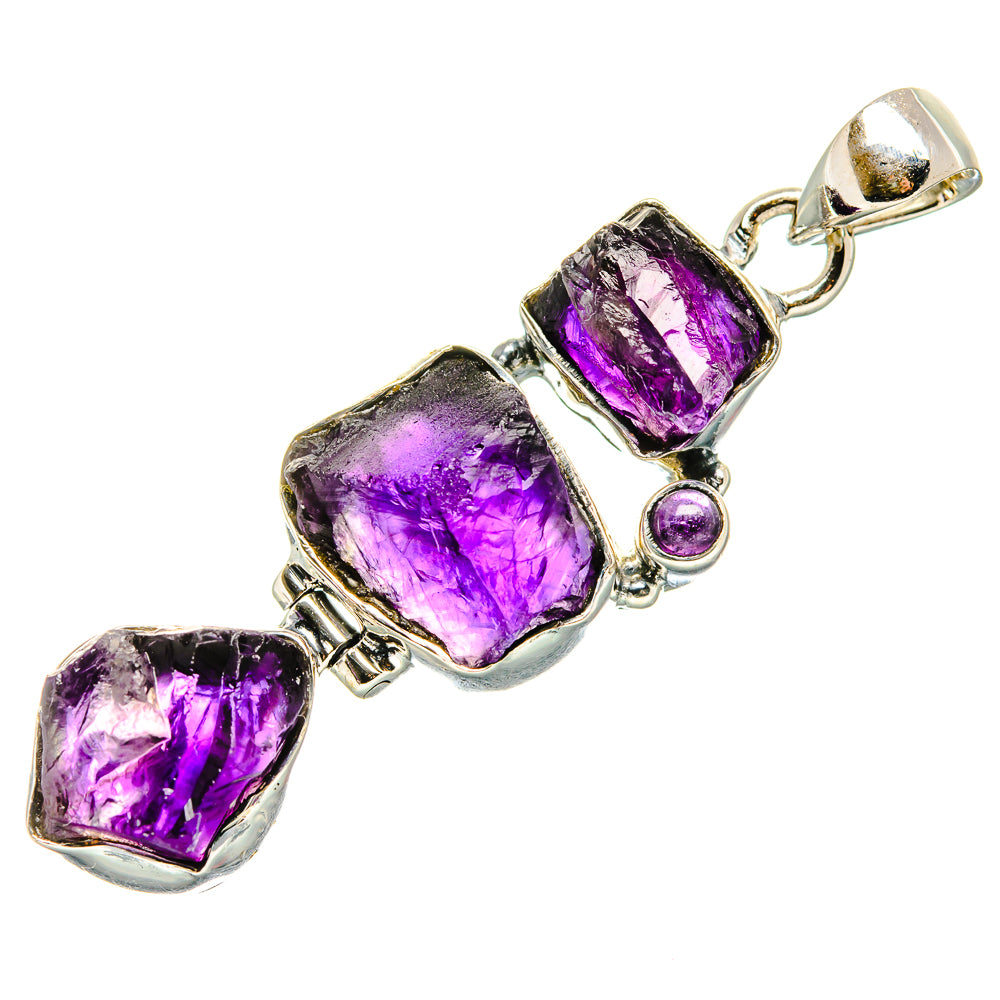Amethyst Pendants handcrafted by Ana Silver Co - PD36184 - Photo 2
