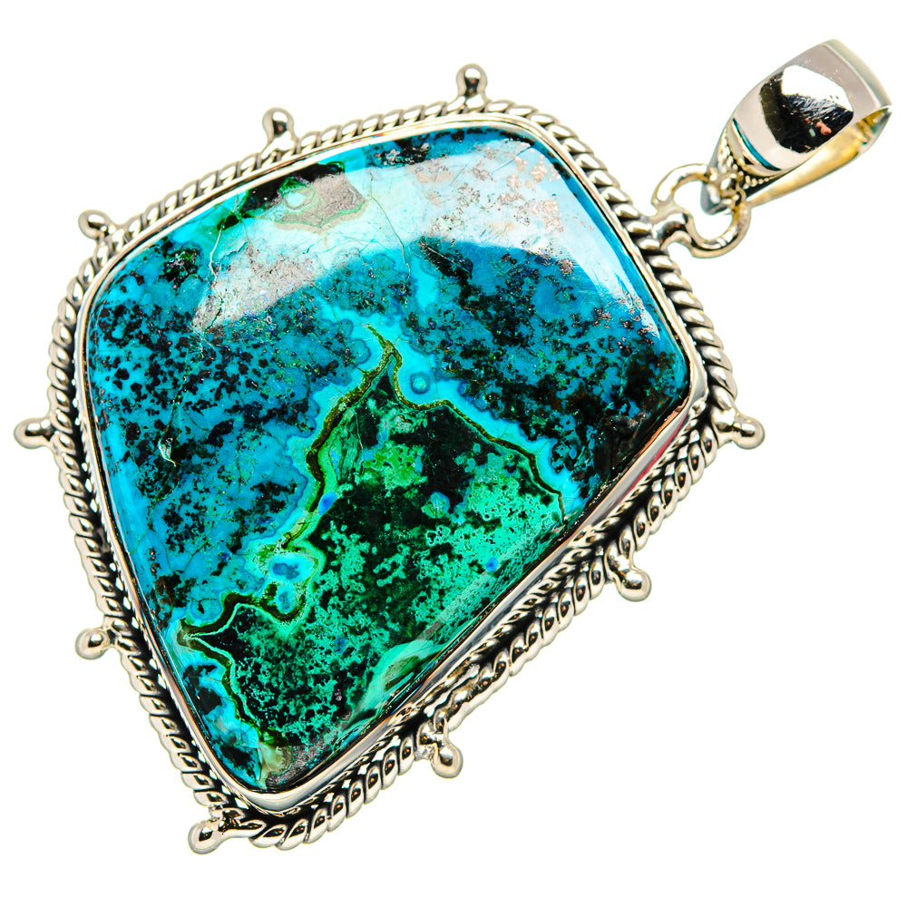 Malachite Pendants handcrafted by Ana Silver Co - PD36233 - Photo 2