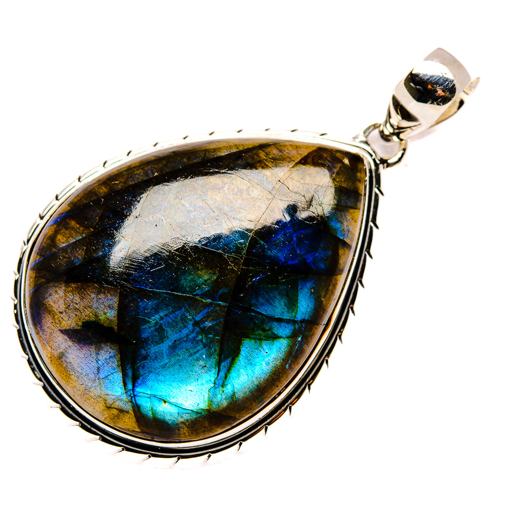 Labradorite Pendants handcrafted by Ana Silver Co - PD36419 - Photo 2