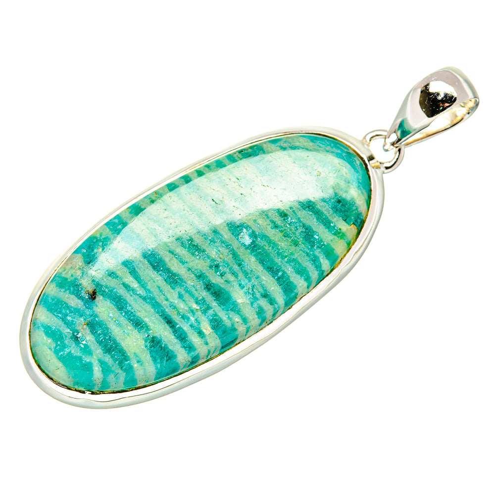 Amazonite Pendants handcrafted by Ana Silver Co - PD36459 - Photo 2