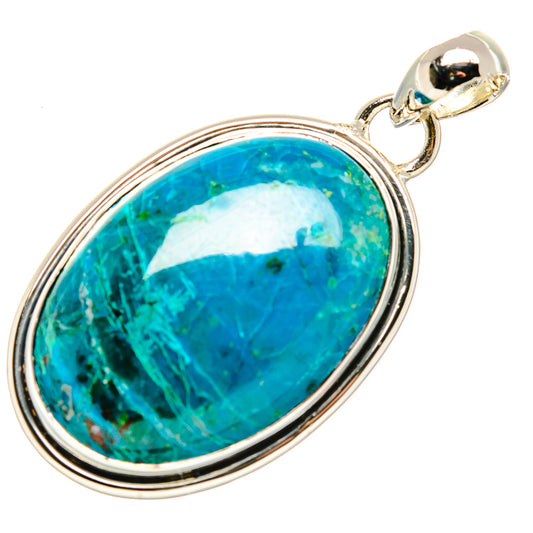Chrysocolla Pendants handcrafted by Ana Silver Co - PD36500 - Photo 2