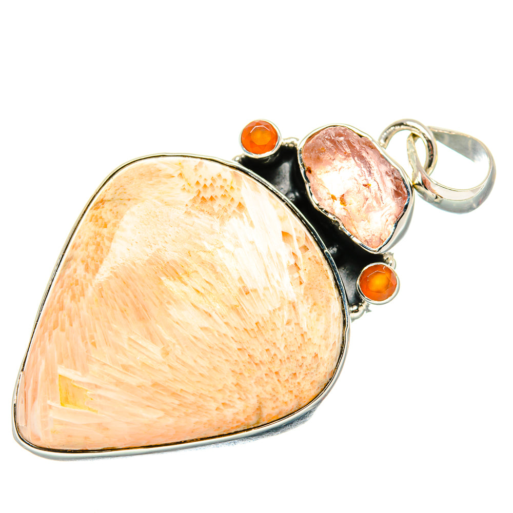 Scolecite Pendants handcrafted by Ana Silver Co - PD36511 - Photo 2